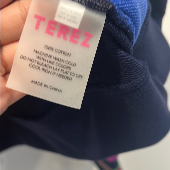 Terez MLB official fan meech Los Angeles Colorblock Jacket quarter zip - Picture 6 of 7
